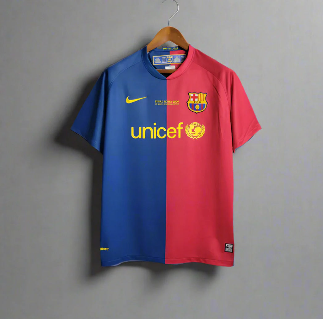 2008/09 Retro Barcelona Home Jersey - AscendoJerseys