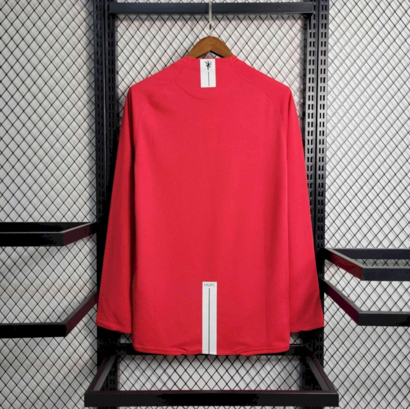 2007/2008 Manchester United Home Long Sleeve Jersey - AscendoJerseys