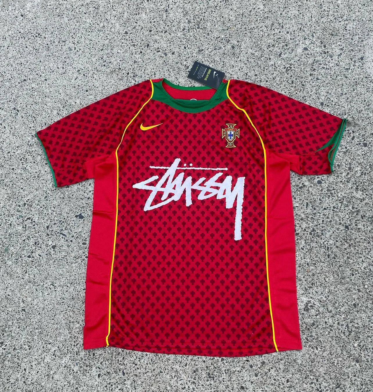 Stussy X 2002/2004 Retro Portugal Home Jersey - AscendoJerseys