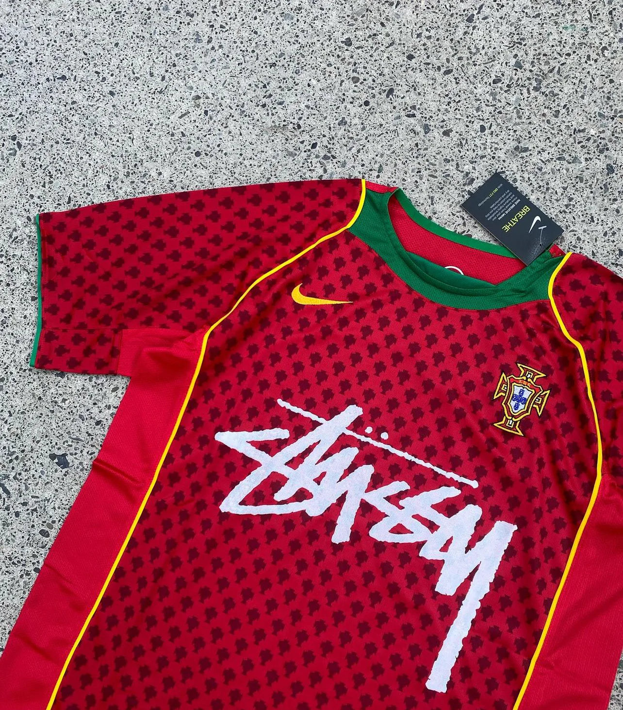 Stussy X 2002/2004 Retro Portugal Home Jersey - AscendoJerseys
