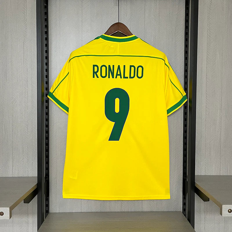 1998 Retro Brazil Home Jersey - AscendoJerseys