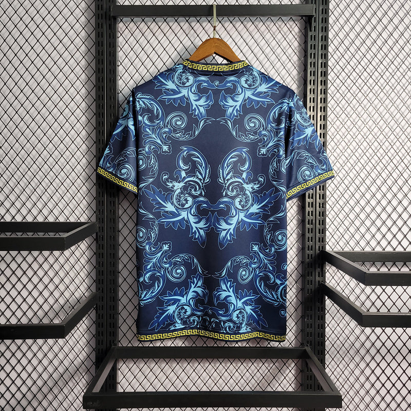 Italy X Versace Blue Jersey - AscendoJerseys