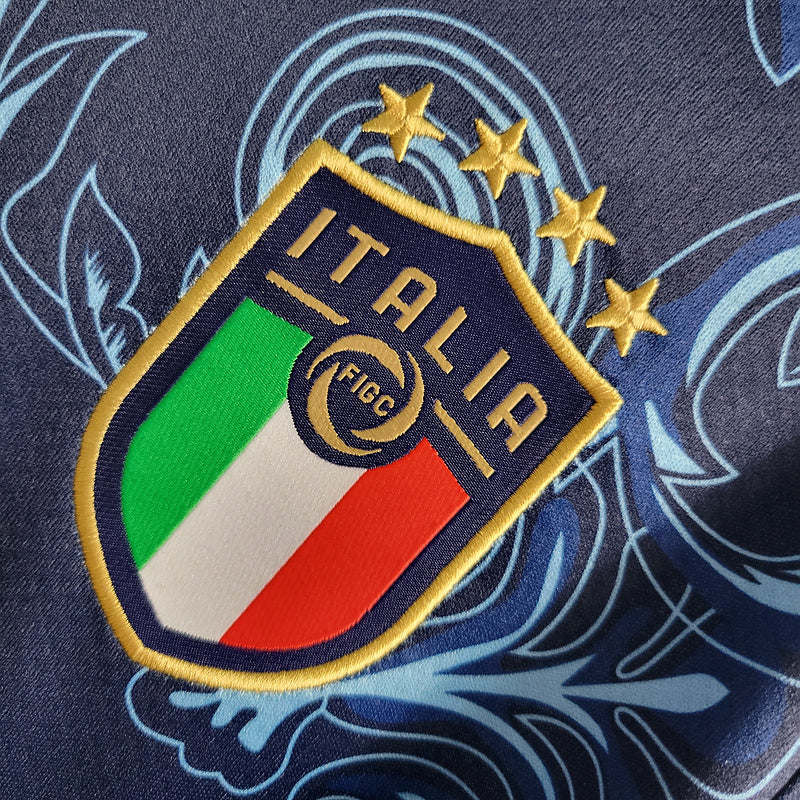 Italy X Versace Blue Jersey - AscendoJerseys
