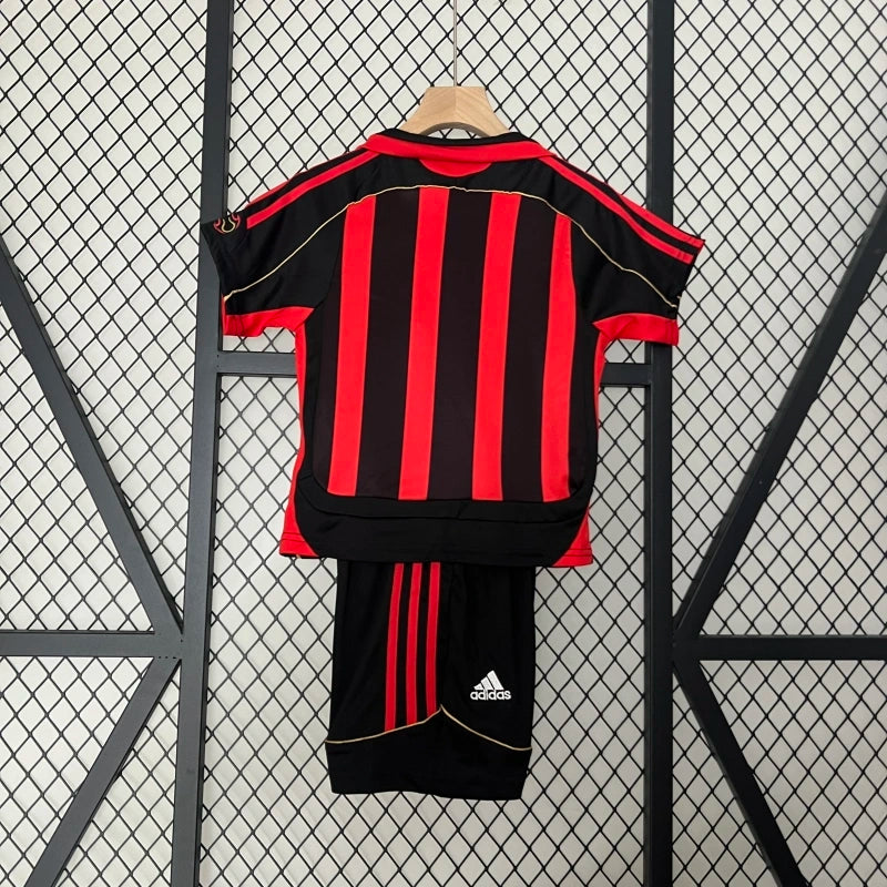 2006/07 AC Milan Home Kids Kit - AscendoJerseys