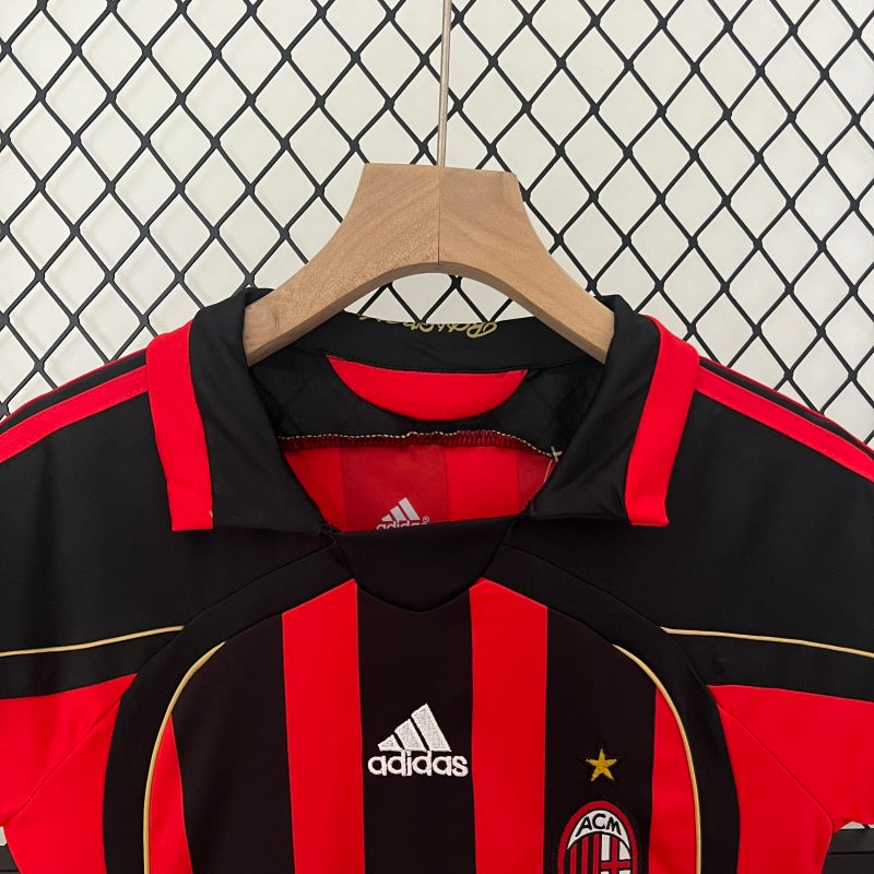 2006/07 AC Milan Home Kids Kit - AscendoJerseys