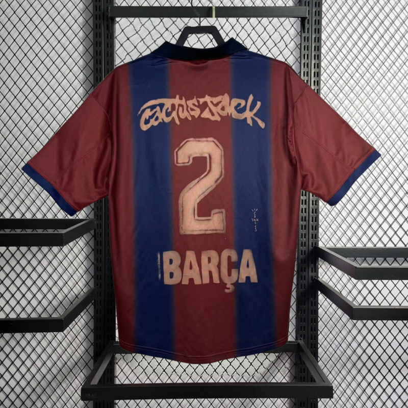 Travis Scott X Barcelona Retro - AscendoJerseys