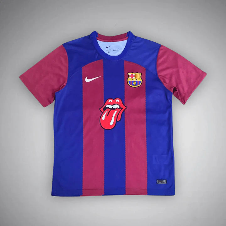 Barcelona X Rolling Stones Jersey - AscendoJerseys