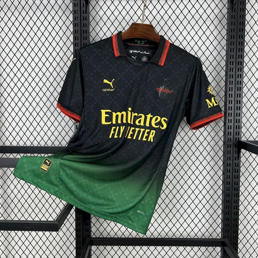 Ac Milan X Off White Black Jersey - AscendoJerseys