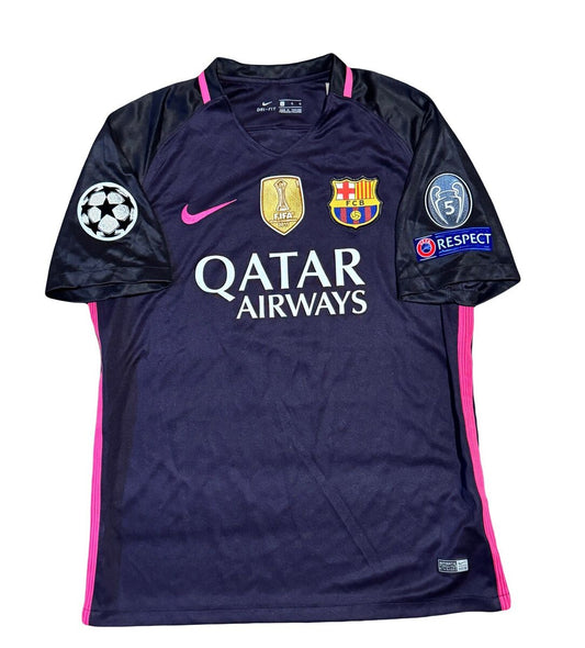 2016/17 Retro Barcelona Away Jersey - AscendoJerseys