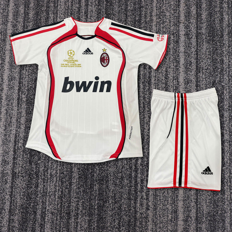 2006/07 AC Milan Away Final Kids Kit - AscendoJerseys