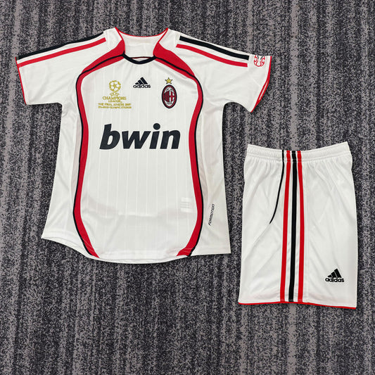 2006/07 AC Milan Away Final Kids Kit - AscendoJerseys