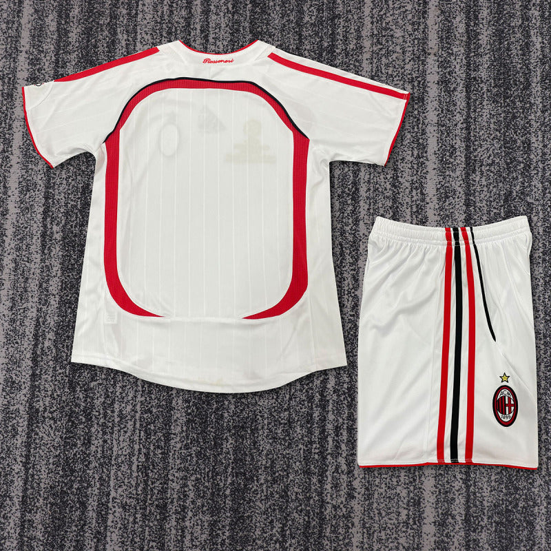 2006/07 AC Milan Away Final Kids Kit - AscendoJerseys