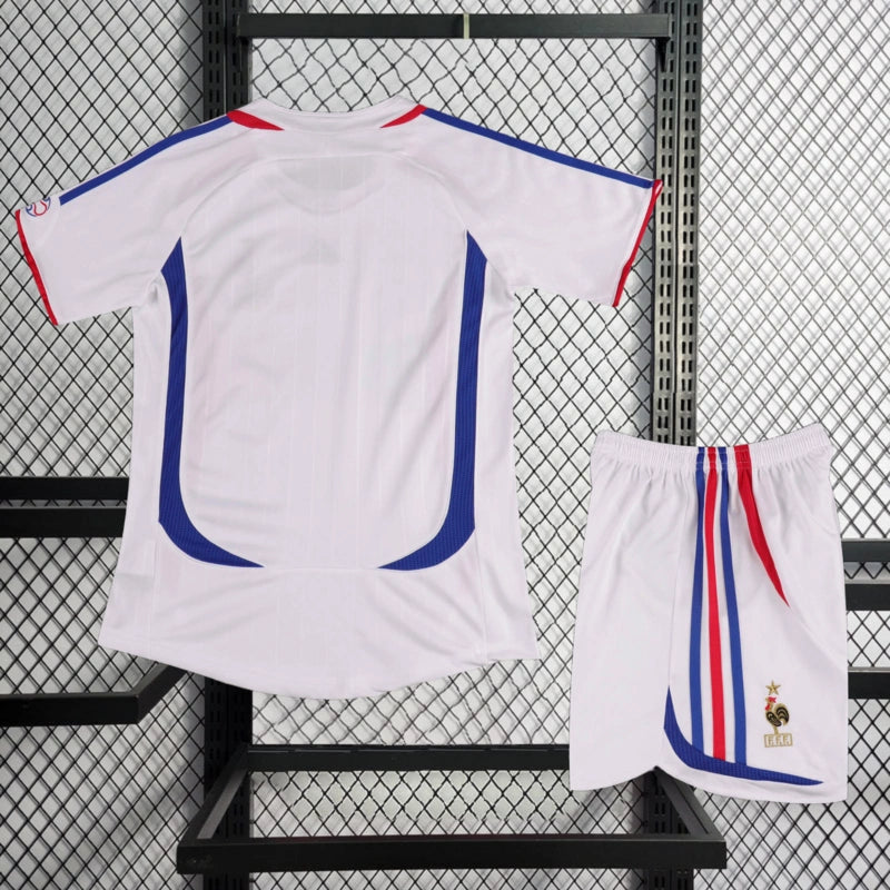2006 Retro France Home Zidane Kids Kit - AscendoJerseys