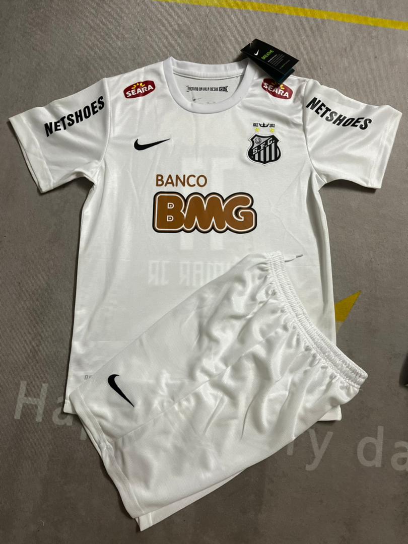 2012/13 Retro Santos Home Kids Kit - AscendoJerseys